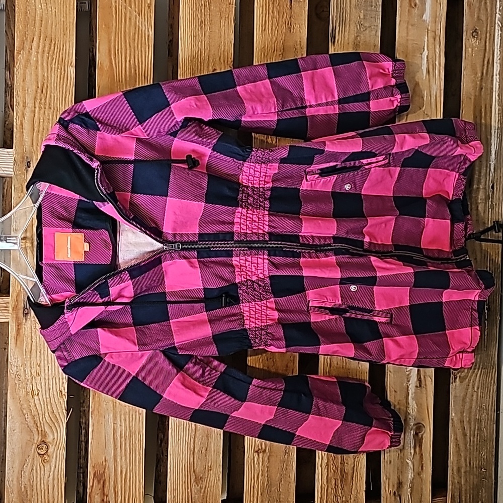 Pink Plaid Jacket